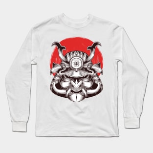 BRAVE SAMURAI MASK Long Sleeve T-Shirt